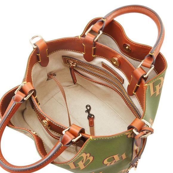 Dooney & Bourke Monogram Small Barlow Top Handle Bag - Avocado - Picture 3 of 4